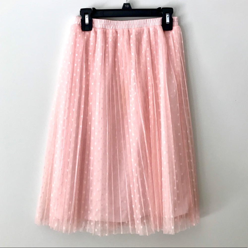 Tulle Polka Dot Mesh Skirt